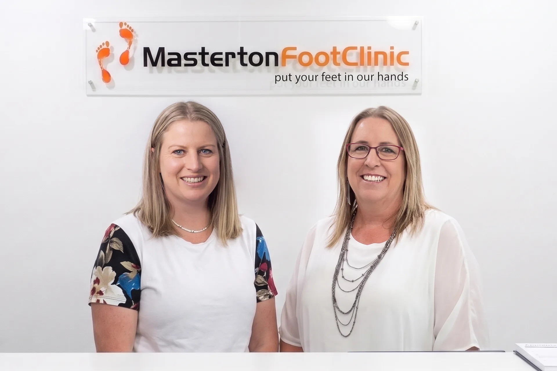 Reception area at Masterton Foot Clinic